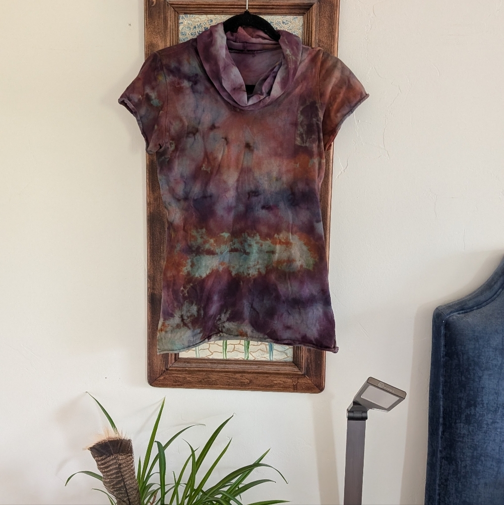 Elegant Multicolor Tie-Dye Women's Top